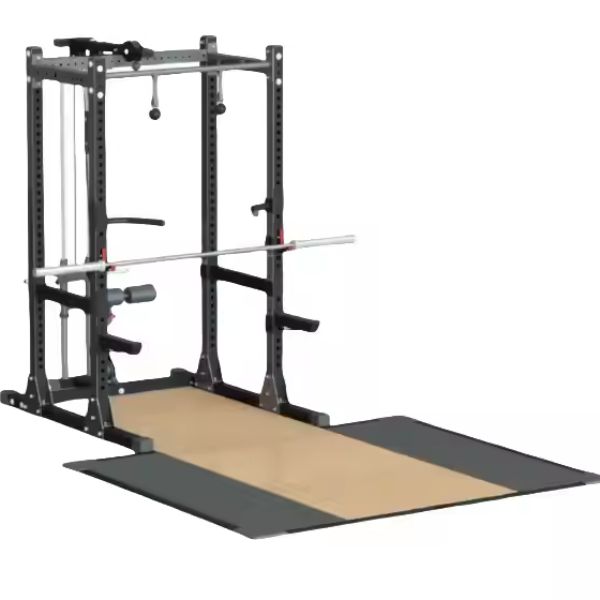 multi functional squat rack with platform